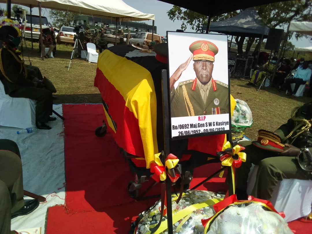 Kabaka Akungubagidde Musajjawe Maj. Gen Kasirye Ggwanga