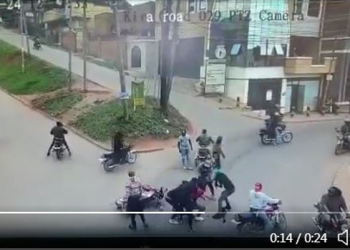 Bakutte 12 abaakwatibwa kkamera nga babba Omuyindi