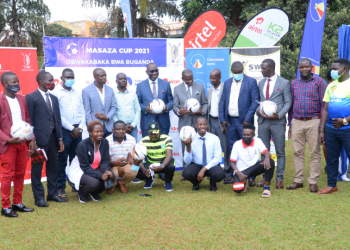 Ssaabasajja Kabaka asiimye okulabikako eri Obuganda nga aggulawo  emipiira gy’Amasaza 2021