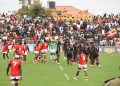 Uganda ekubiddwa mu mpaka za Rugby Africa Cup eziyindira e Namboole.