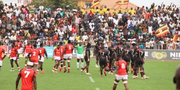 Uganda ekubiddwa mu mpaka za Rugby Africa Cup eziyindira e Namboole.