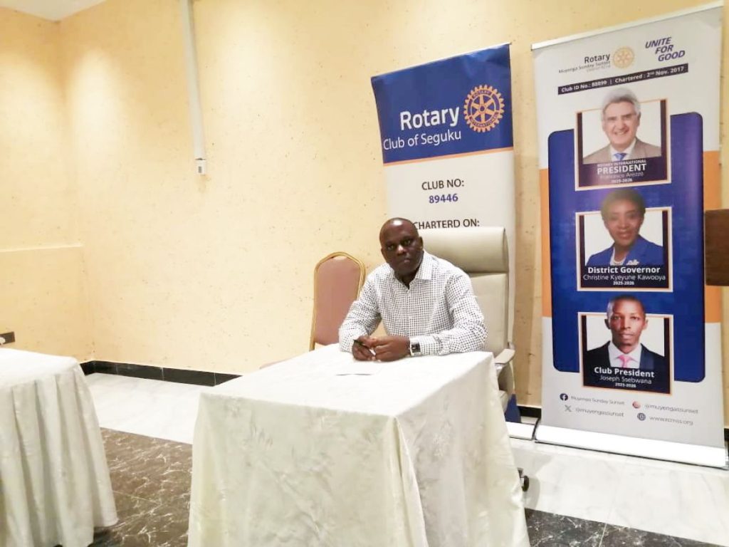 Katikkiro Atenderezza Omulimu gwa Banna-Rotary