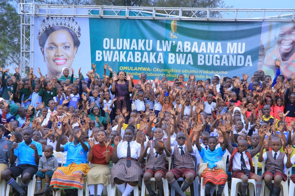 Nnaabagereka Nagginda alaze obukulu bw’eddoboozi ly’abaana mu kunyweza obumu