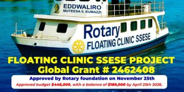 Obwakabaka ne Rotary Club bongedde amaanyi mu ku saggula ensimbi z’eddwaliro ly’okumazzi.