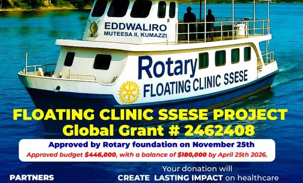 Obwakabaka ne Rotary Club bongedde amaanyi mu ku saggula ensimbi z’eddwaliro ly’okumazzi.